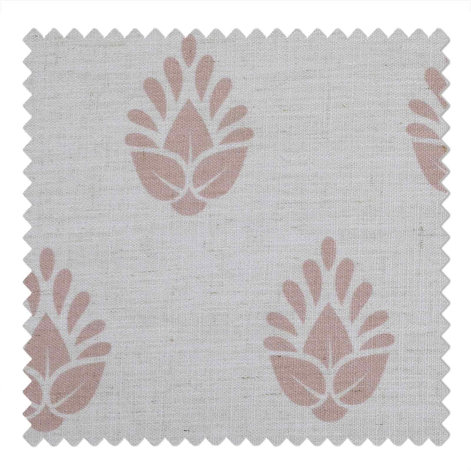Stefana Silber Print Linen Curtain Drapery Grommet TWOPAGES