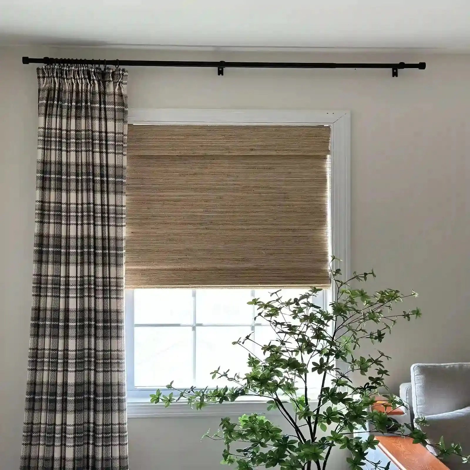 Natural Jute Bamboo Woven Blind - Bark?-TWOPAGES CURTAINS