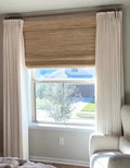 Natural Ramie Bamboo Woven Blind - Beige Brown?-TWOPAGES CURTAINS