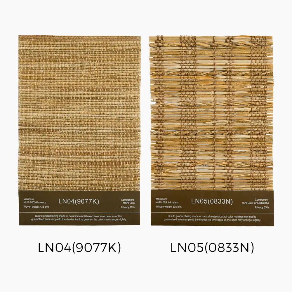 Lay Natural Woven Shade Samples Kit 10 Colors TWOPAGES