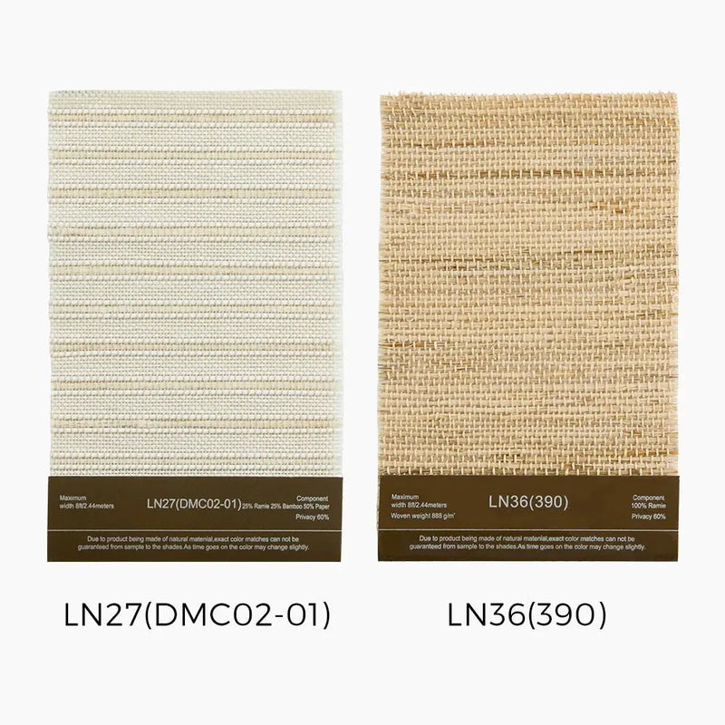 Lay Natural Woven Shade Samples Kit 10 Colors TWOPAGES