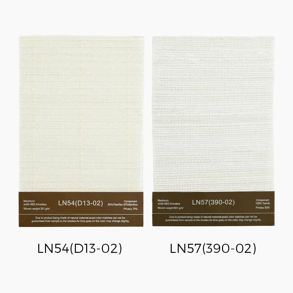 Lay Natural Woven Shade Samples Kit 10 Colors TWOPAGES