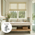 Custom No-Drill Bamboo Woven Blind Cordless-?-TWOPAGES CURTAINS