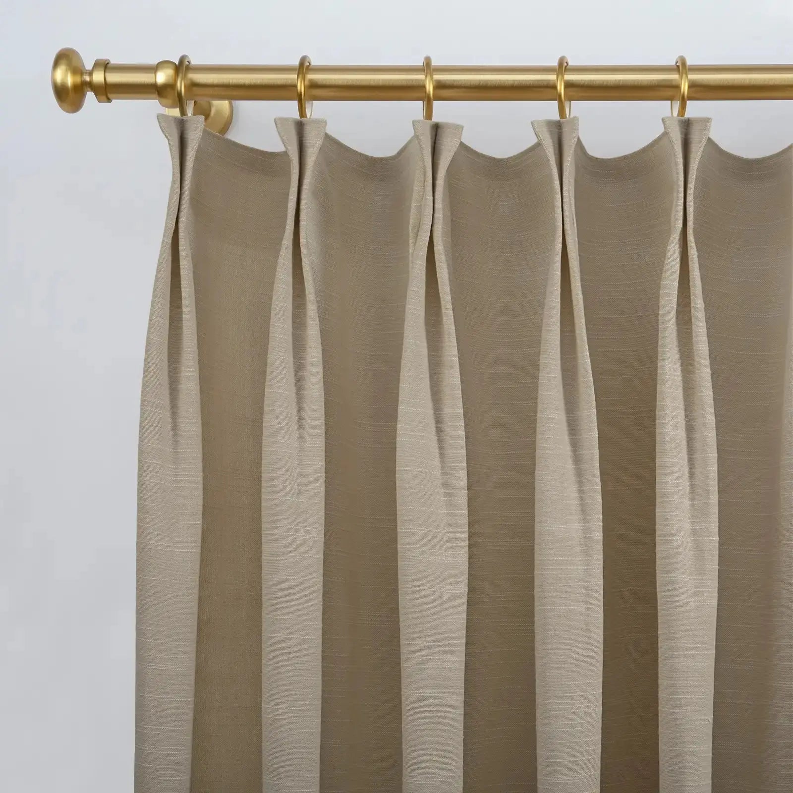 Jawara Luxury Linen Cotton Curtain Pleated-?-TWOPAGES