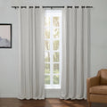 Kyla Lightweight Faux Linen Drapery Grommet TWOPAGES