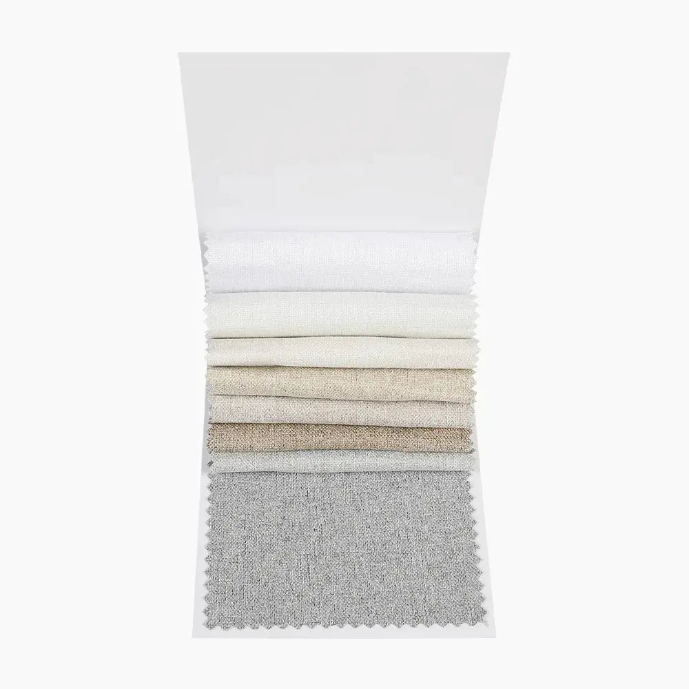 Lila Full Blackout Curtain Fabric Sample Book 10 Colors