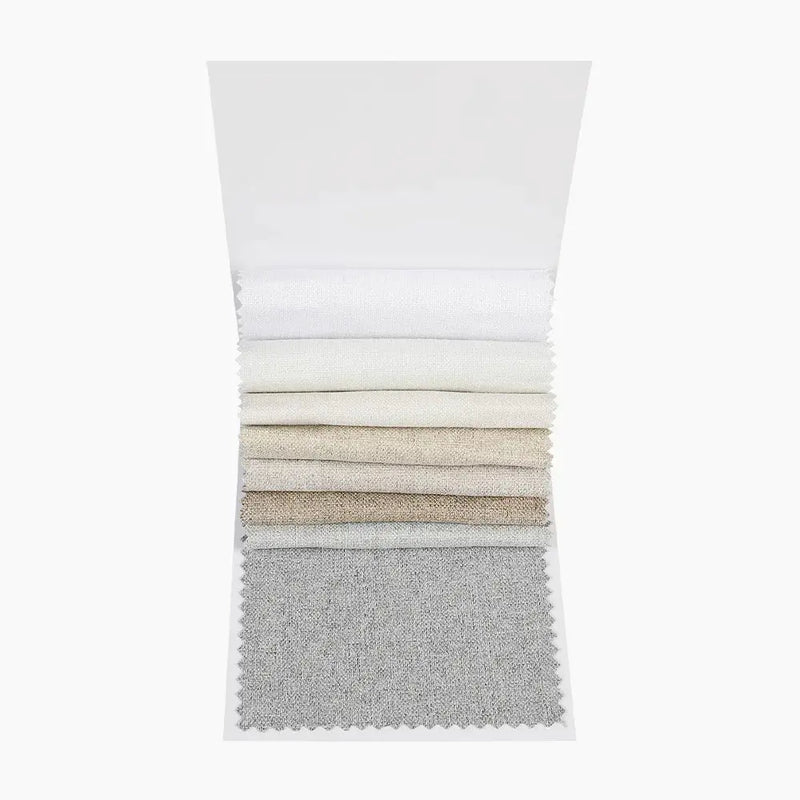 Lila Full Blackout Curtain Fabric Sample Book 10 Colors