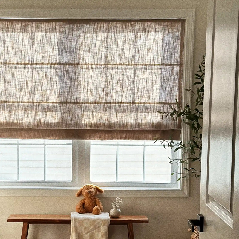 Liz Linen Roman Shade Cordless -TWOPAGES