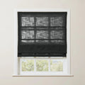 Liz Linen Roman Shade Cordless - Wooden Headrail TWOPAGES