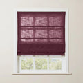 Liz Linen Roman Shade Cordless - Wooden Headrail TWOPAGES