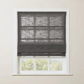 Liz Linen Roman Shade Cordless - Wooden Headrail TWOPAGES