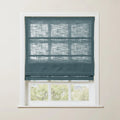 Liz Linen Roman Shade Cordless - Wooden Headrail TWOPAGES