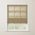 Liz Linen Roman Shade Cordless - Wooden Headrail TWOPAGES