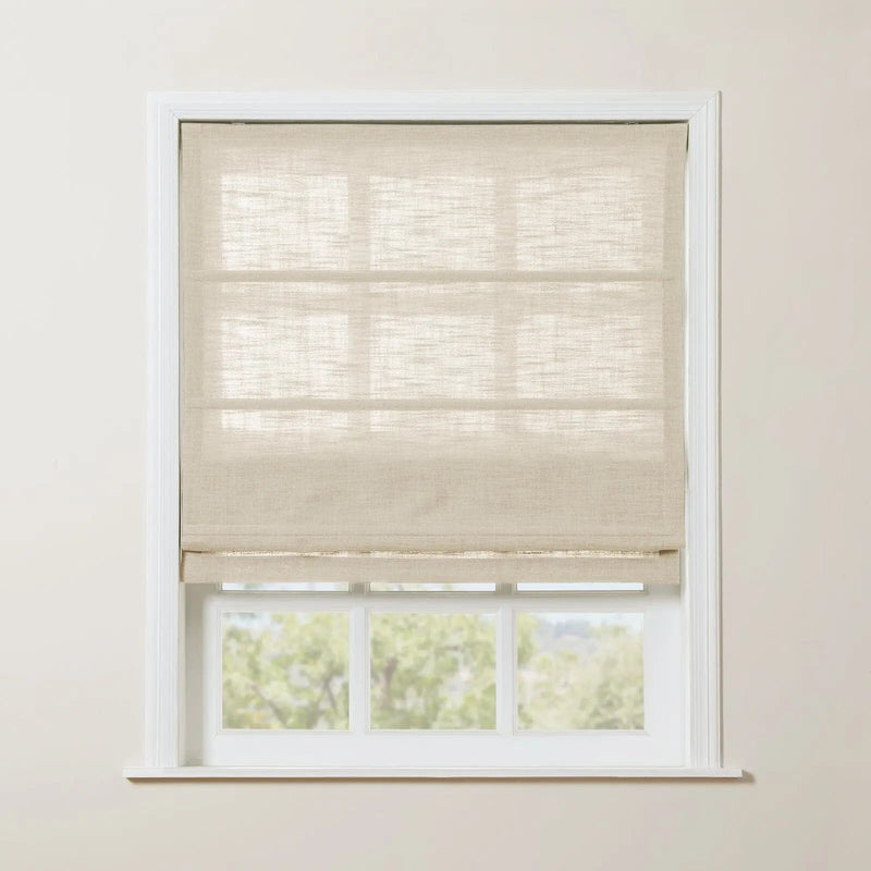 Liz Linen Roman Shade Cordless TWOPAGES