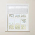 Liz Linen Roman Shade Cordless - Wooden Headrail TWOPAGES