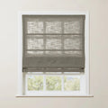 Liz Linen Roman Shade Cordless - Wooden Headrail TWOPAGES