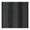 Textile swatch displaying alternating vertical stripes of dark grey and black with a distinct serrated edge