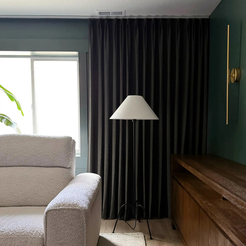 Jawara Luxury Linen Cotton Curtain Pleated-?-TWOPAGES