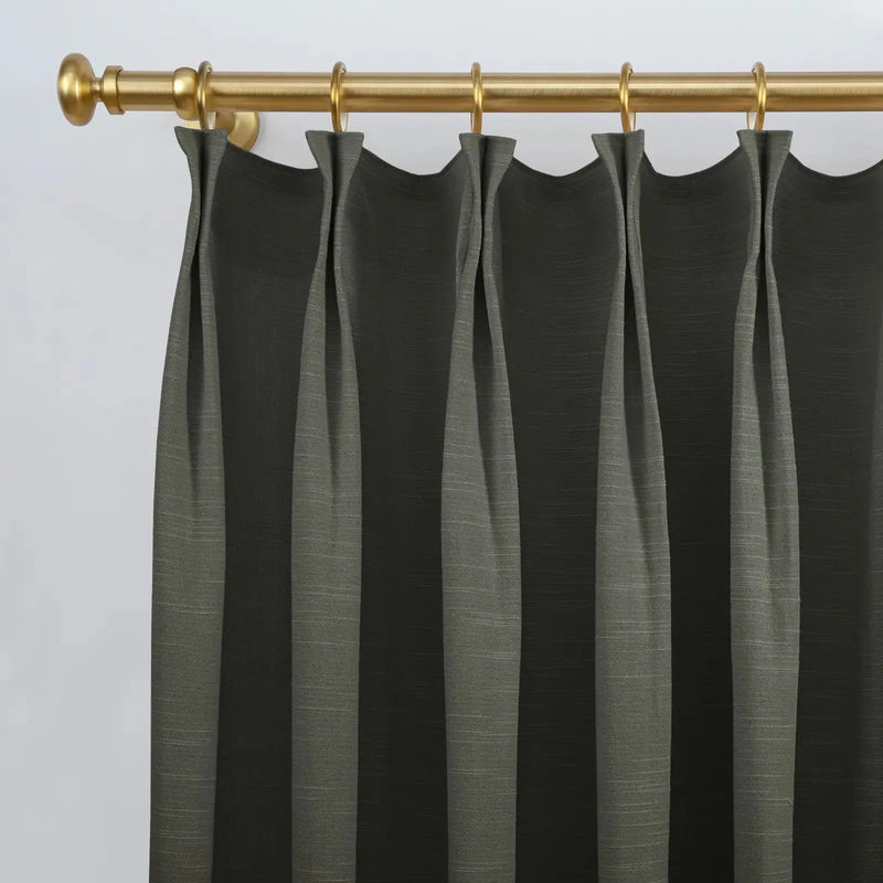 Jawara Luxury Linen Cotton Curtain Pleated-?-TWOPAGES