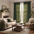 Sara Le Print Linen Drapery Pleated-?-TWOPAGES