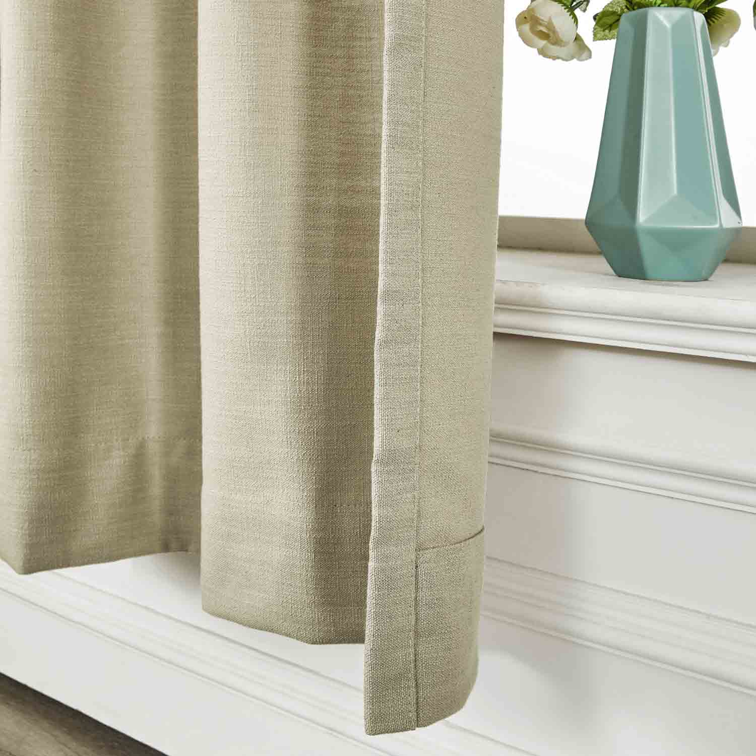 Isabella Heavyweight Polyester Cotton Blend Drapery Grommet TWOPAGES