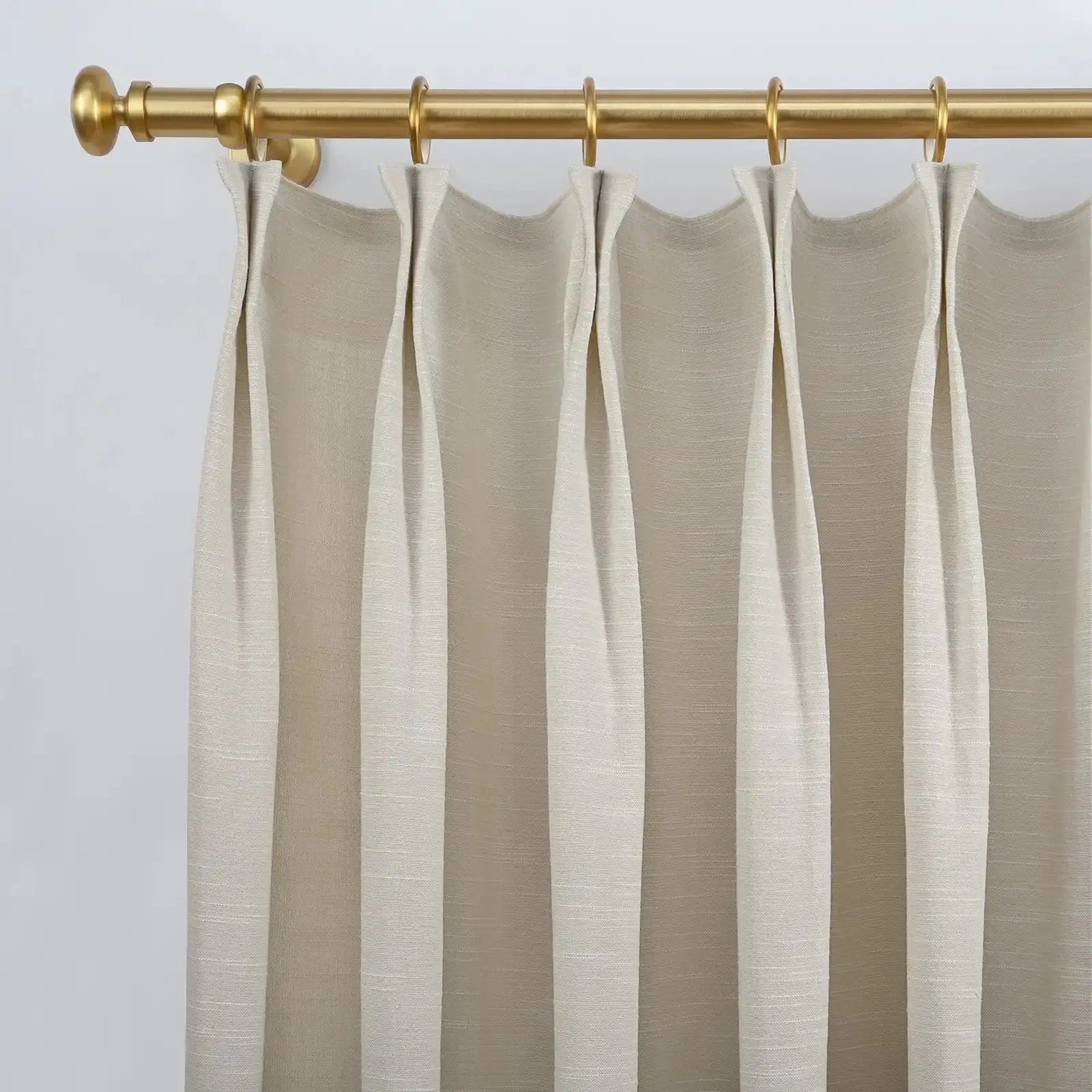 Jawara Luxury Linen Cotton Curtain Pleated-?-TWOPAGES