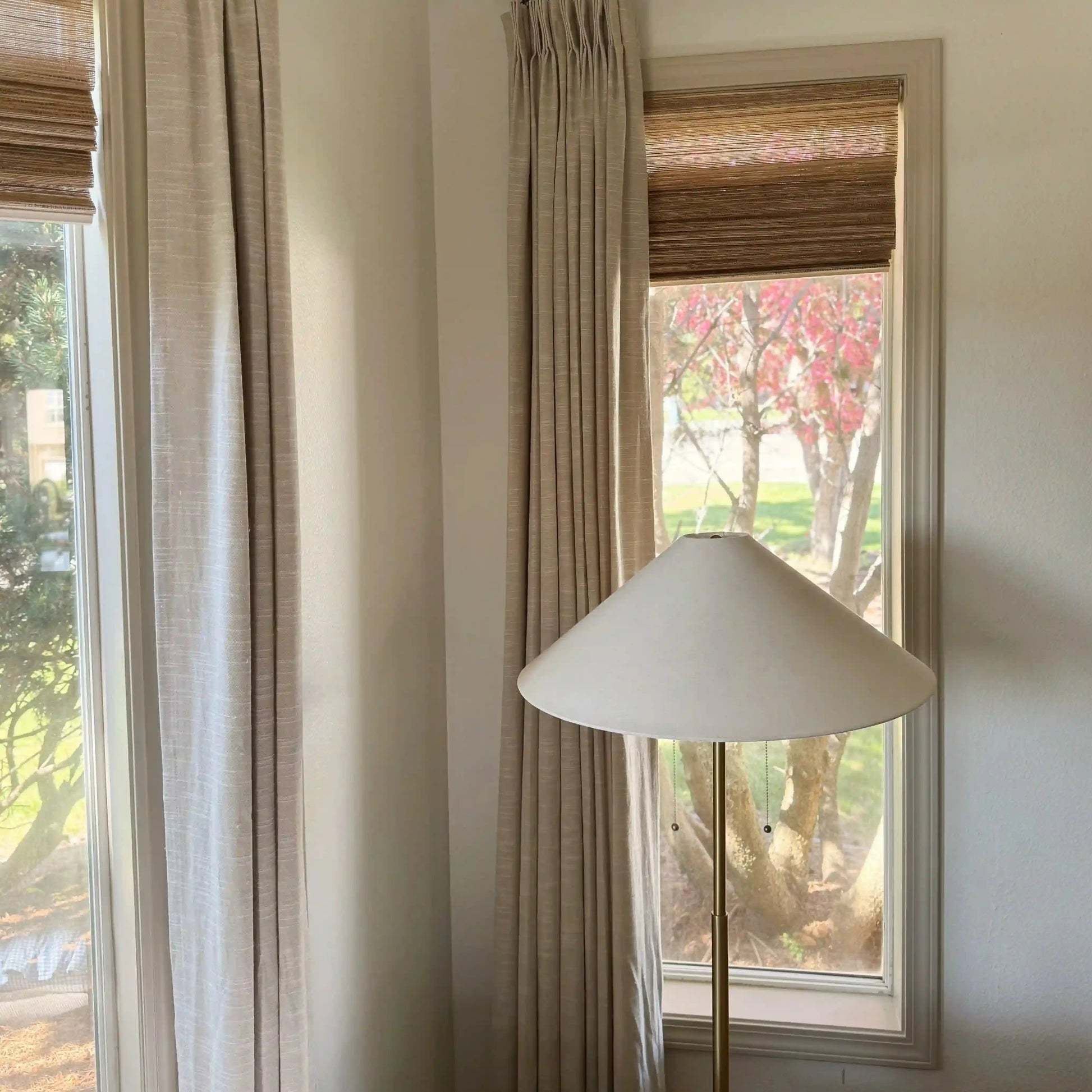 Jawara Luxury Linen Cotton Curtain Pleated-?-TWOPAGES