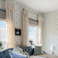 Jawara Linen Cotton Tie Top Bow Curtain-?-TWOPAGES