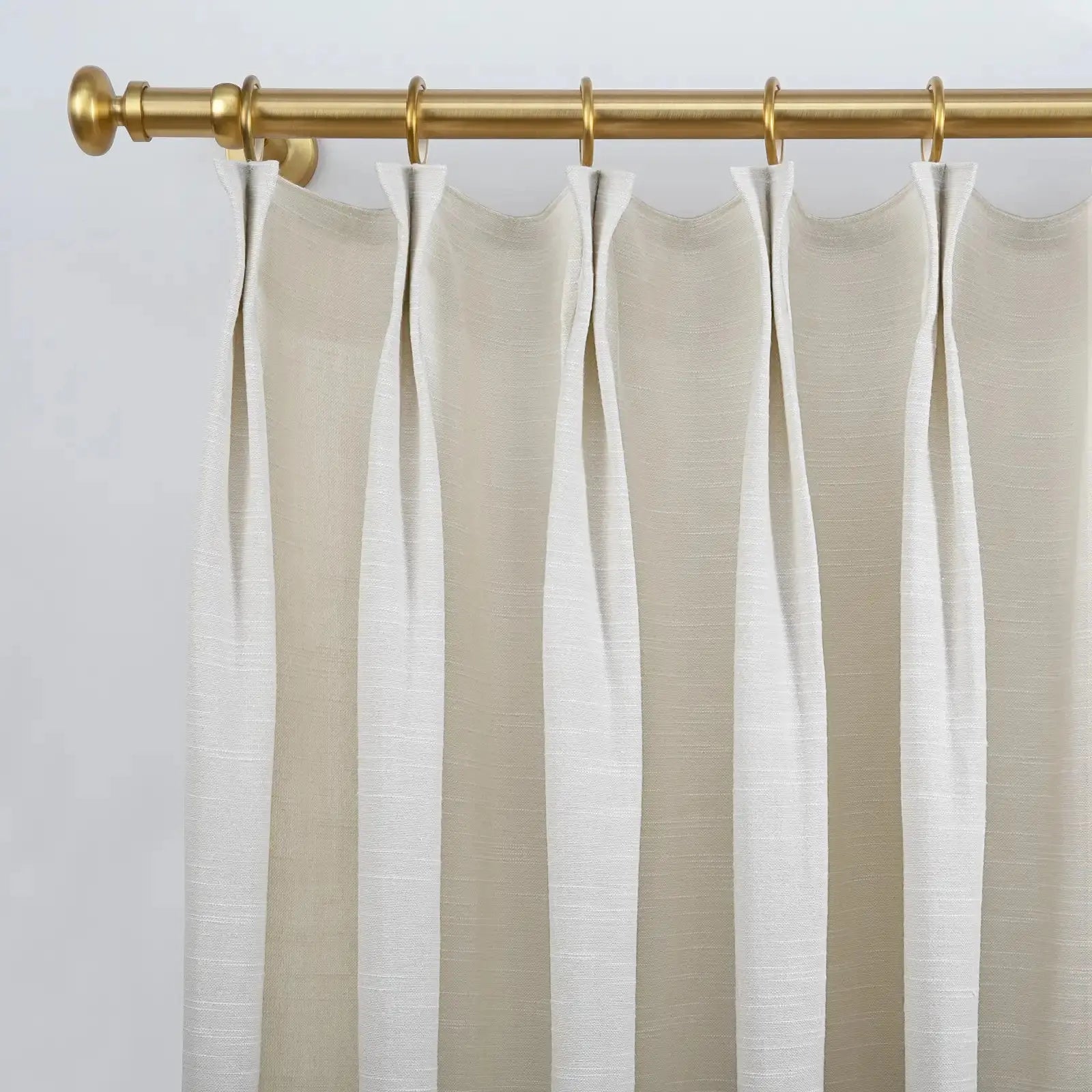 Jawara Luxury Linen Cotton Curtain Pleated-?-TWOPAGES
