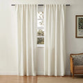 Jawara Luxury Linen Cotton Curtain Soft Top TWOPAGES