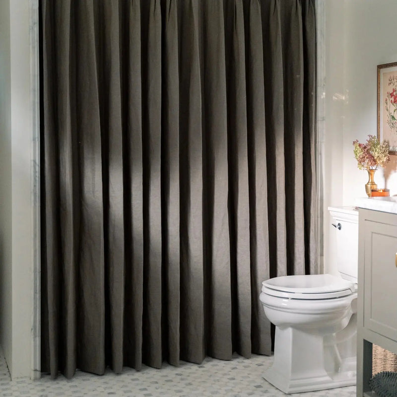 Custom Luxury Bathroom Curtains with Waterproof Layer-?-TWOPAGES CURTAINS