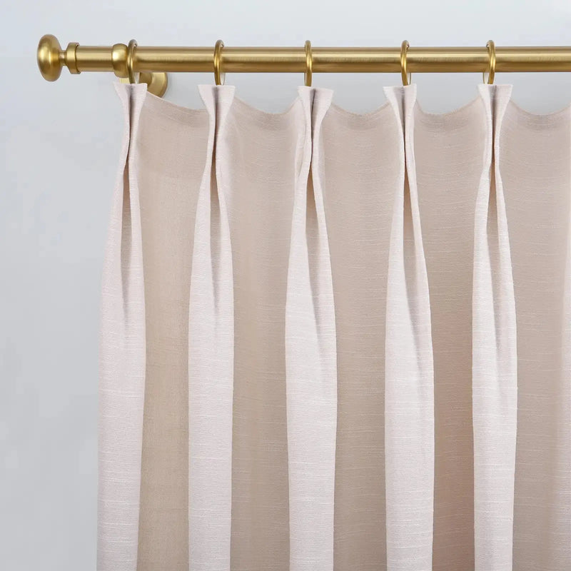 Jawara Luxury Linen Cotton Curtain Pleated-?-TWOPAGES