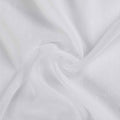 Florida Embossed White Semi Sheer Curtain Soft Top TWOPAGES