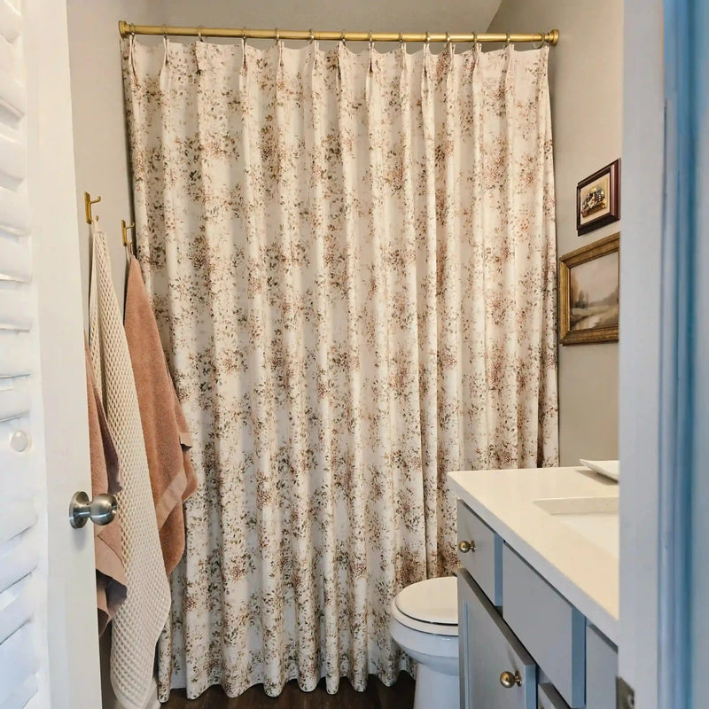 Custom Luxury Bathroom Curtains with Waterproof Layer-?-TWOPAGES CURTAINS