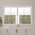Custom Cafe Curtains Pleated