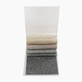Ron Linen Cotton Herringbone Fabric Sample Book 6 Colors
