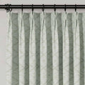 Holly Botanical Serenity Patterned Boho Curtains Pleated TWOPAGES