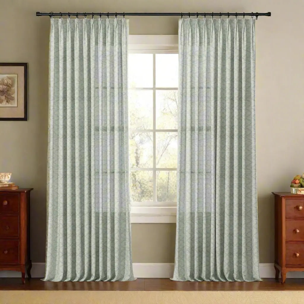 Holly Botanical Boho Drapery Pleated (52 inches Width Limit)?-TWOPAGES