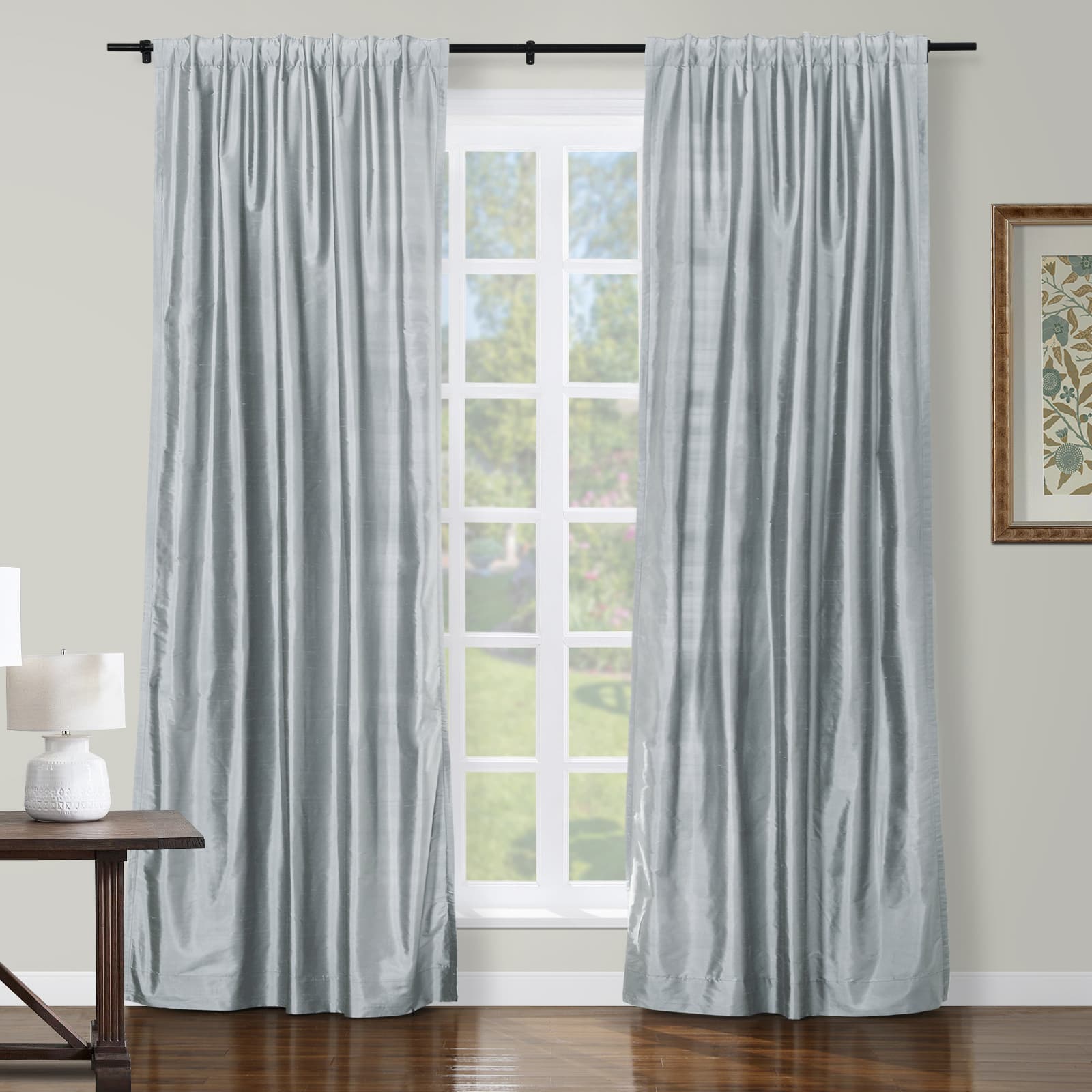Selman Dupioni Silk Curtain Soft Top TWOPAGES