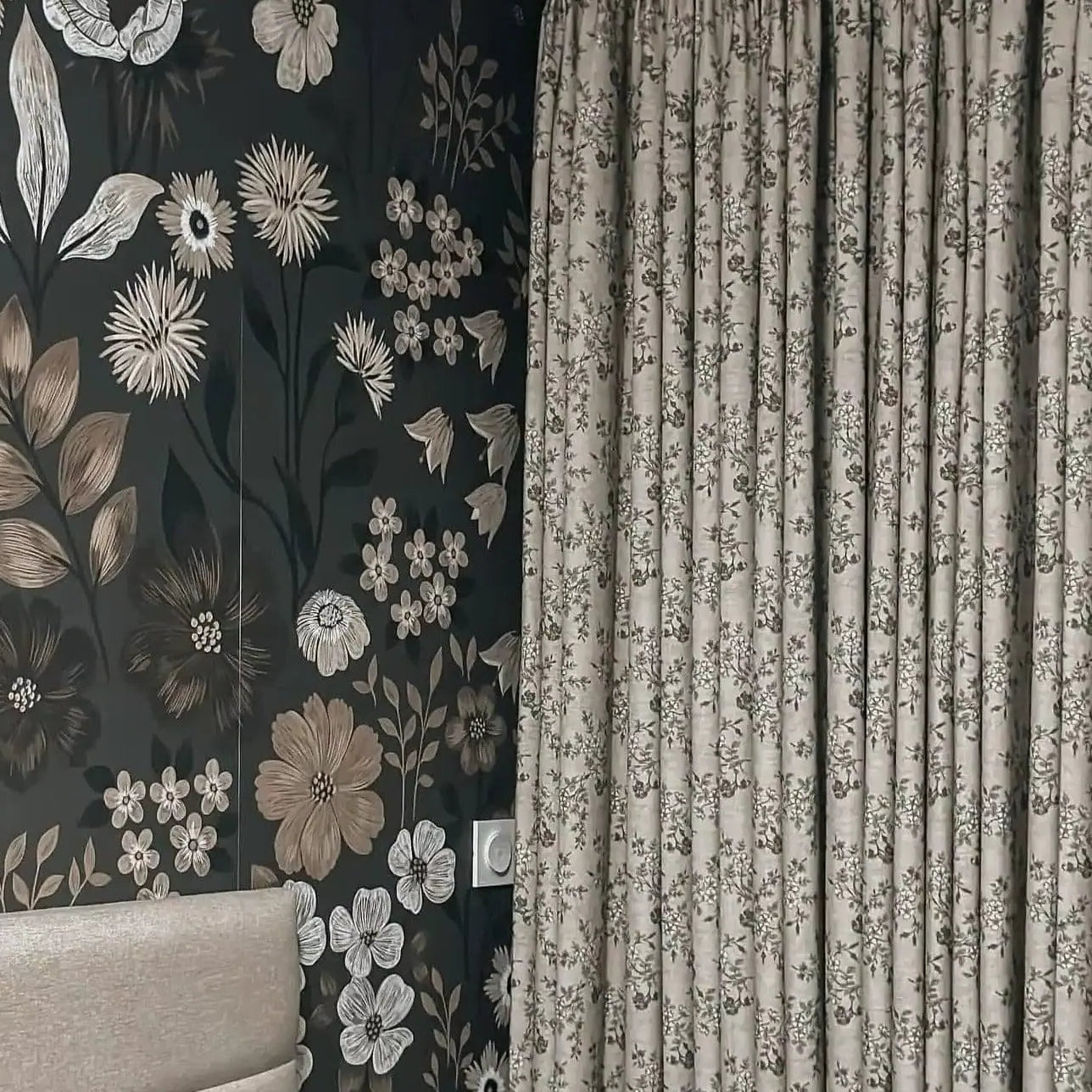 Sara Le Print Linen Drapery Grommet TWOPAGES