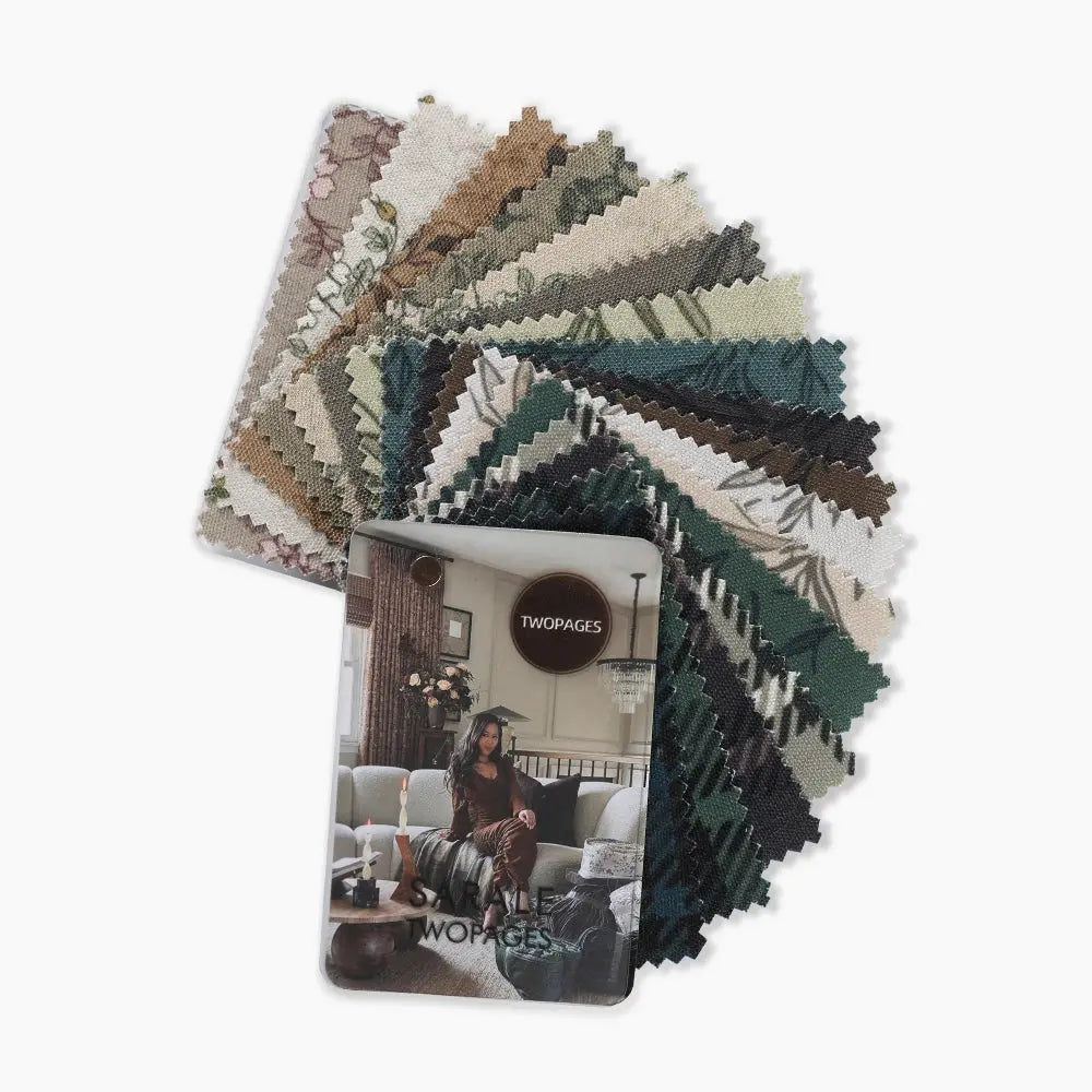 Sara Le X TWOPAGES Vintage Print Fabric Sample Booklet 20 Colors