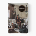 Sara Le X TWOPAGES Vintage Print curtain fabric texture and booklet detail