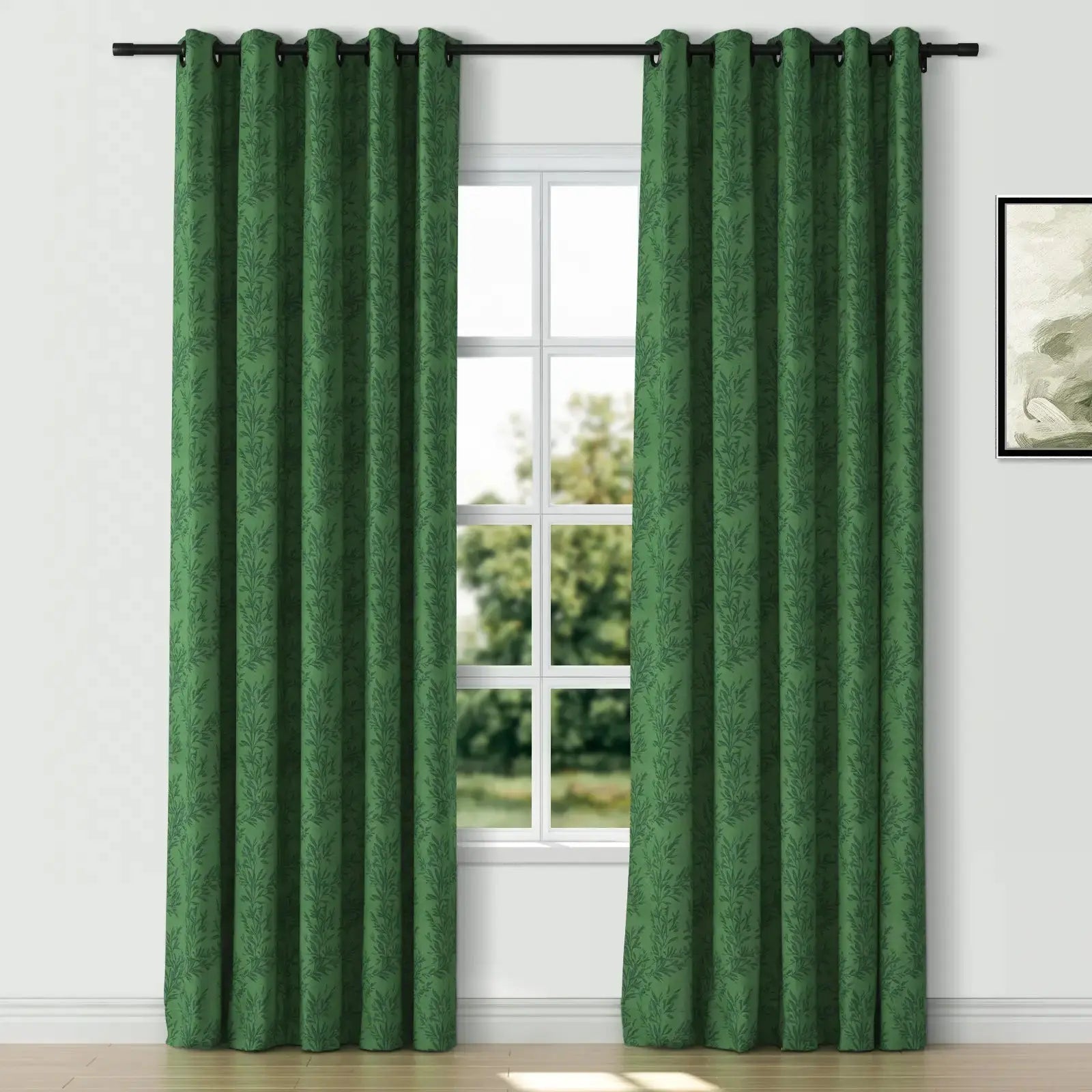 Sara Le Print Linen Drapery Grommet TWOPAGES