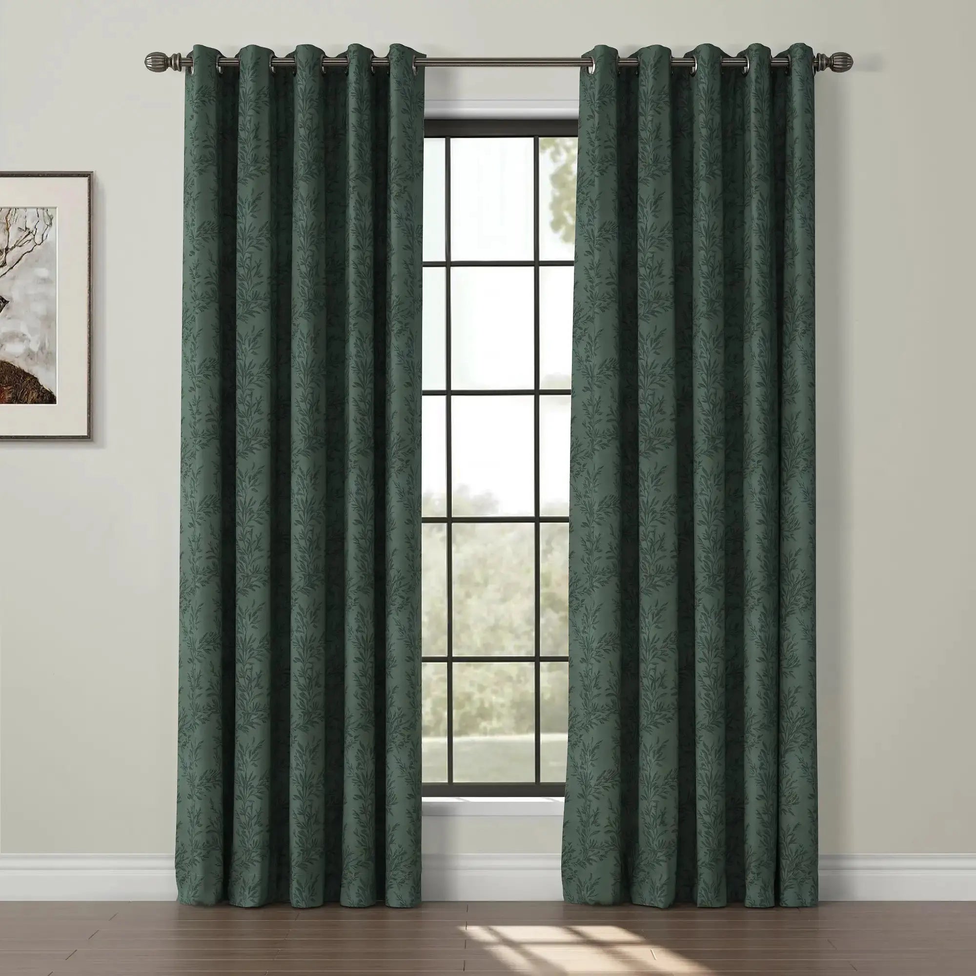 Sara Le Print Linen Drapery Grommet TWOPAGES