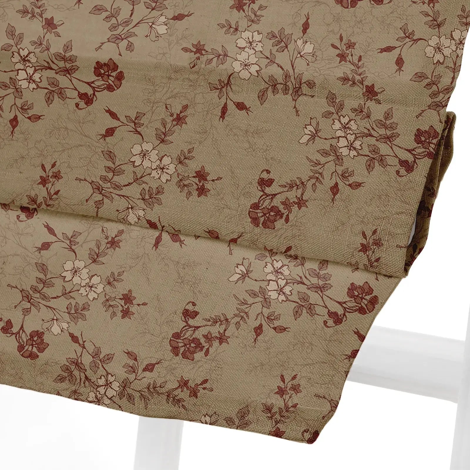 Sara Le Printed Roman Shade Cord Lift TWOPAGES