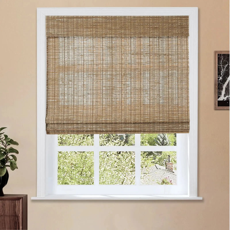 Natural Jute Bamboo Woven Blind - Cinnamon TWOPAGES CURTAINS