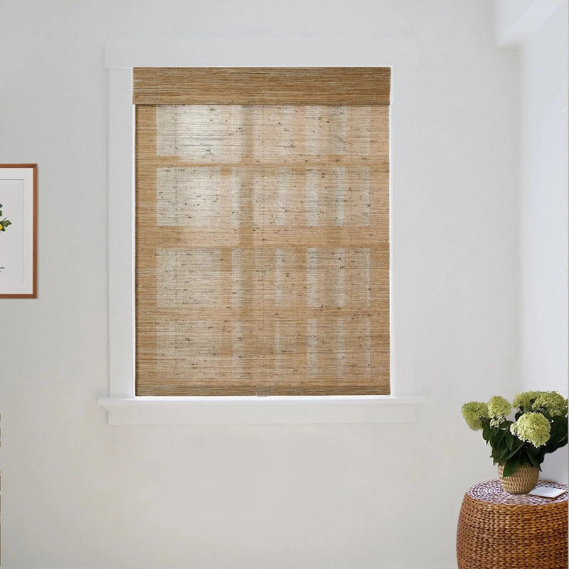 Natural Jute Bamboo Woven Blind - Bark TWOPAGES CURTAINS
