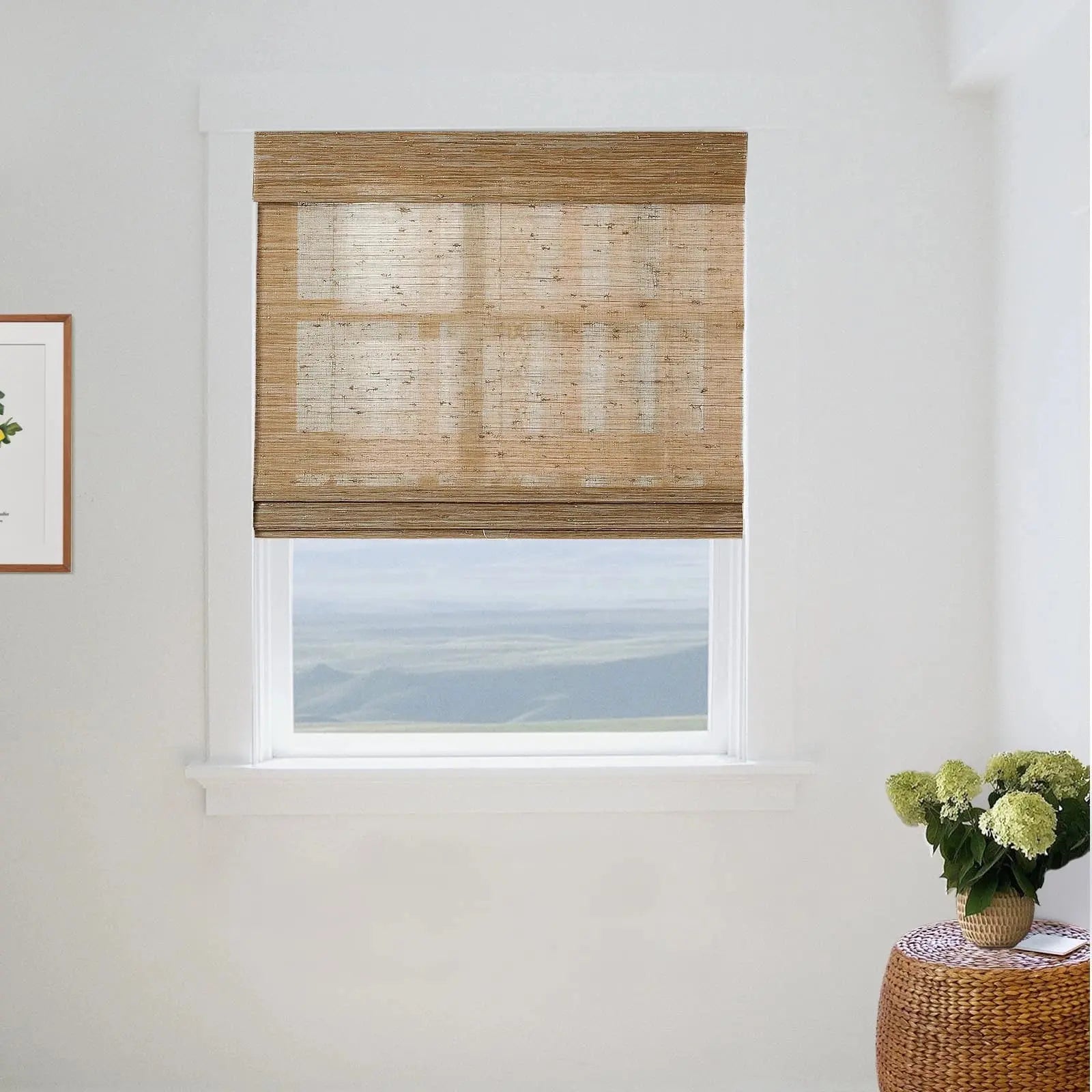 Natural Jute Bamboo Woven Blind - Bark TWOPAGES CURTAINS
