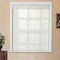 Natural Flax Bamboo Woven Blind - Eggshell TWOPAGES CURTAINS