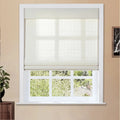 Natural Flax Bamboo Woven Blind - Eggshell TWOPAGES CURTAINS
